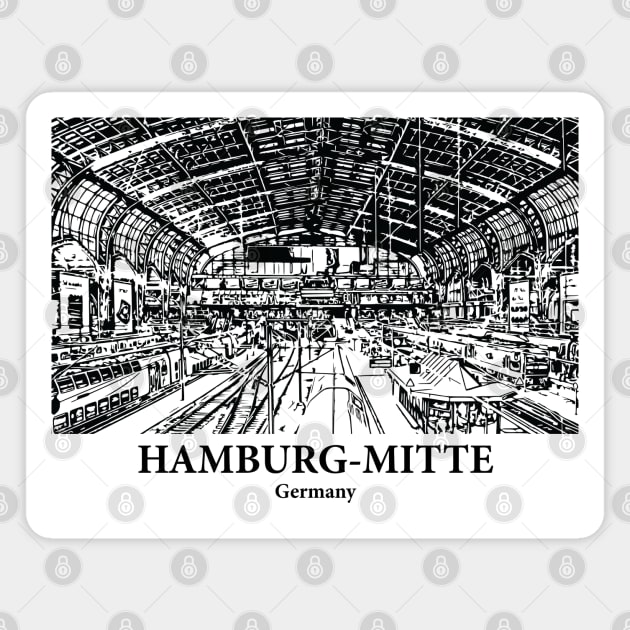 Hamburg-Mitte - Germany Magnet by Lakeric